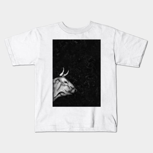 The Ox Drawing Kids T-Shirt by Raimondi